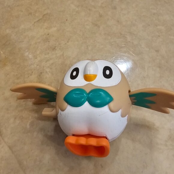 Pokemon Sun Moon 2 ROWLET Wind-Up Owl Happy Meal Toy McDonald's 2017 - Picture 2 of 5
